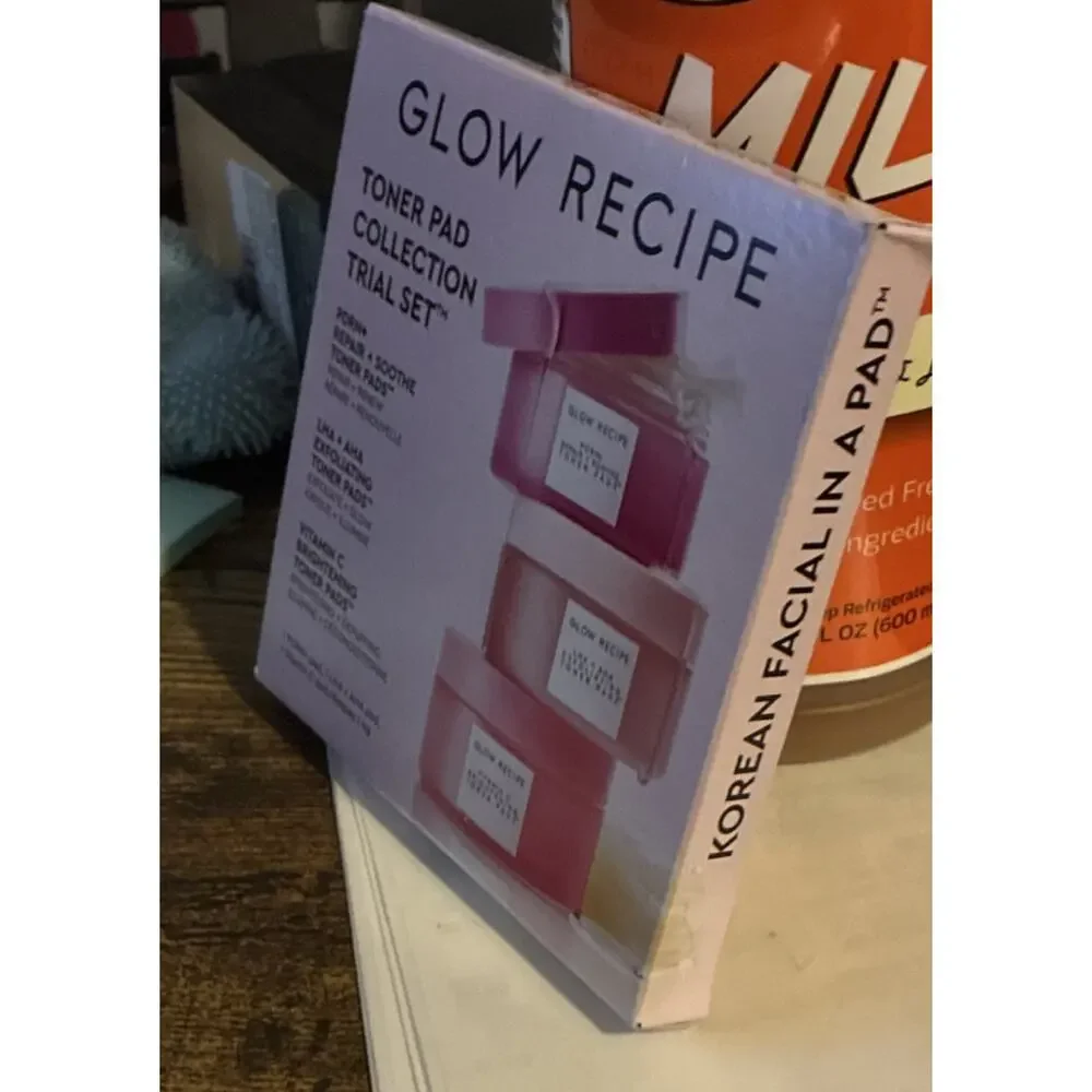Glow Recipe Toner Pad Collection Trial Set Brightening Exfoliating Repair Soothe